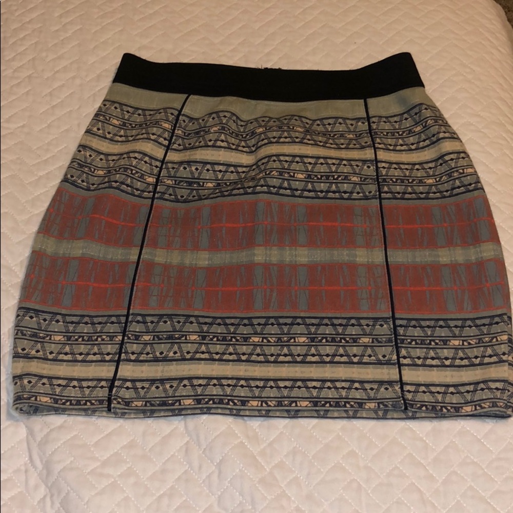 Printed bodycon skirt